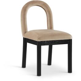 Meridian Furniture - Conrad Velvet Dining Chair - Beige