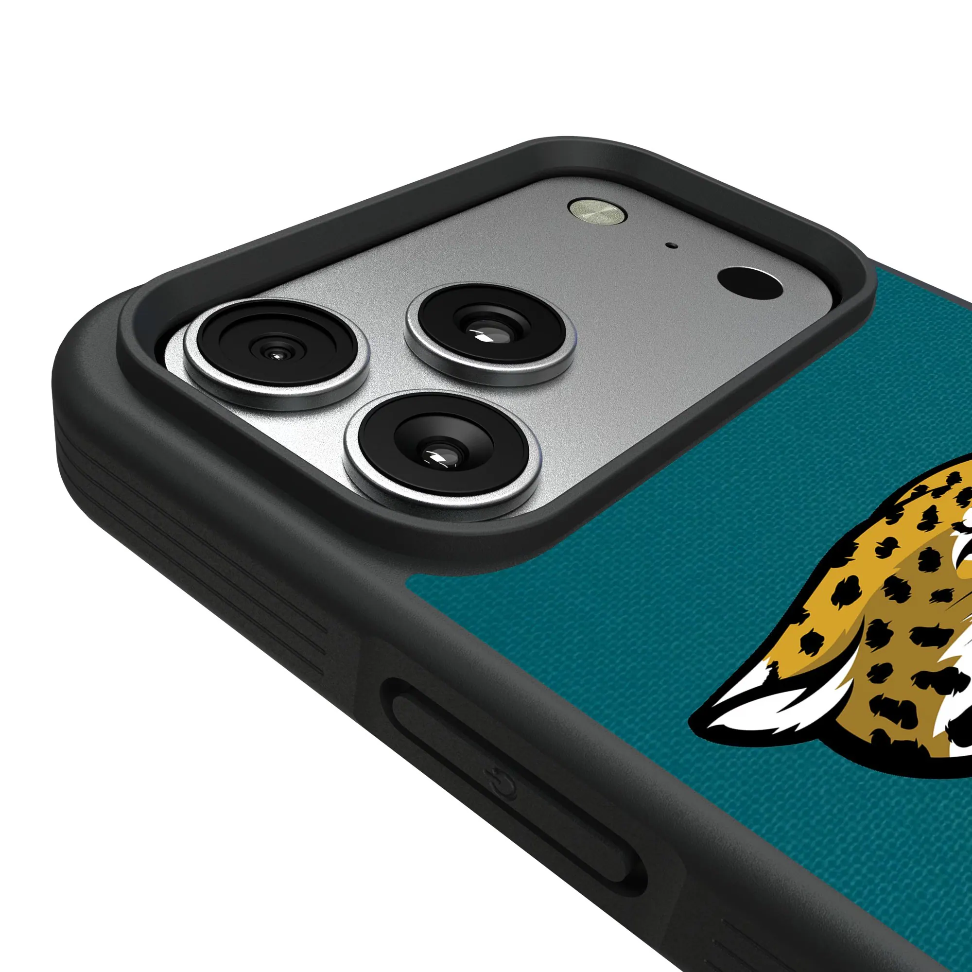 Alt View 2. Keyscaper - Bump Case with 8.2ft Drop Protection - 15 Pro Max - Multicolor.