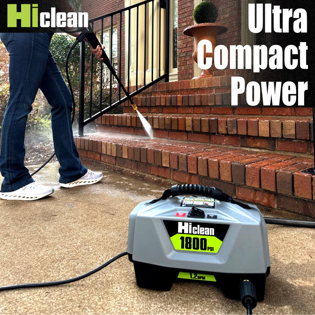 Hiclean  
Ultra Compact Power  

Hiclean 1800 PSI  
1.2 GPM