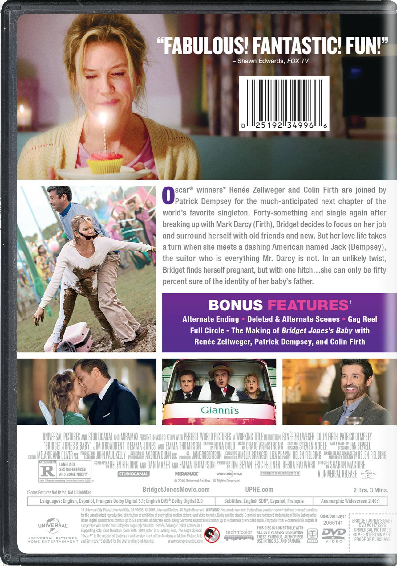 Angle. Bridget Jones's Baby (2016) [DVD].