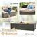Versatile Ottoman: 1 Footstool, 2 Additional Seat, 3 Side Table