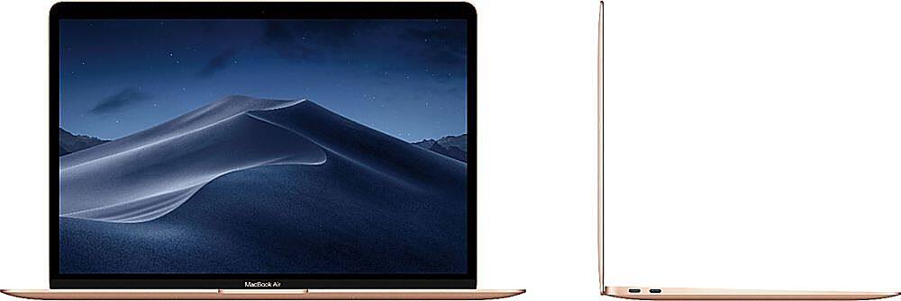 Alt View 10. Apple - Apple MacBook Air 13.3" Certified Refurbished - Intel Core i5 1.6 with 8GB Memory - 128GB SSD (2018) - Gold.