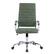 Alt View 2. LeisureMod - Benmar High Back Leather Office Chair with Adjustable Height, Swivel Base, Ergonomic Design Modern Conference Chair - Green.