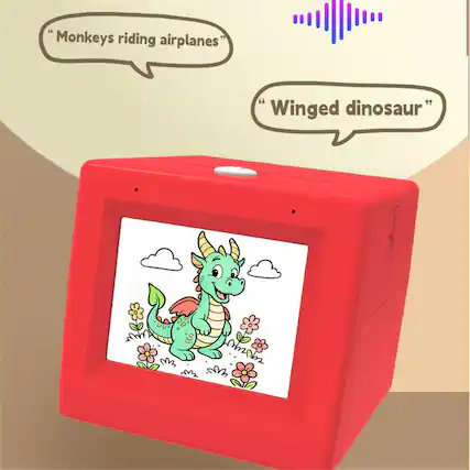 "Monkeys riding airplanes"
"Winged dinosaur"