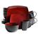 Alt View 5. Gibson - Gibson Soho Lounge 16 Piece Square Stoneware Dinnerware Set in Red and Black - Red.