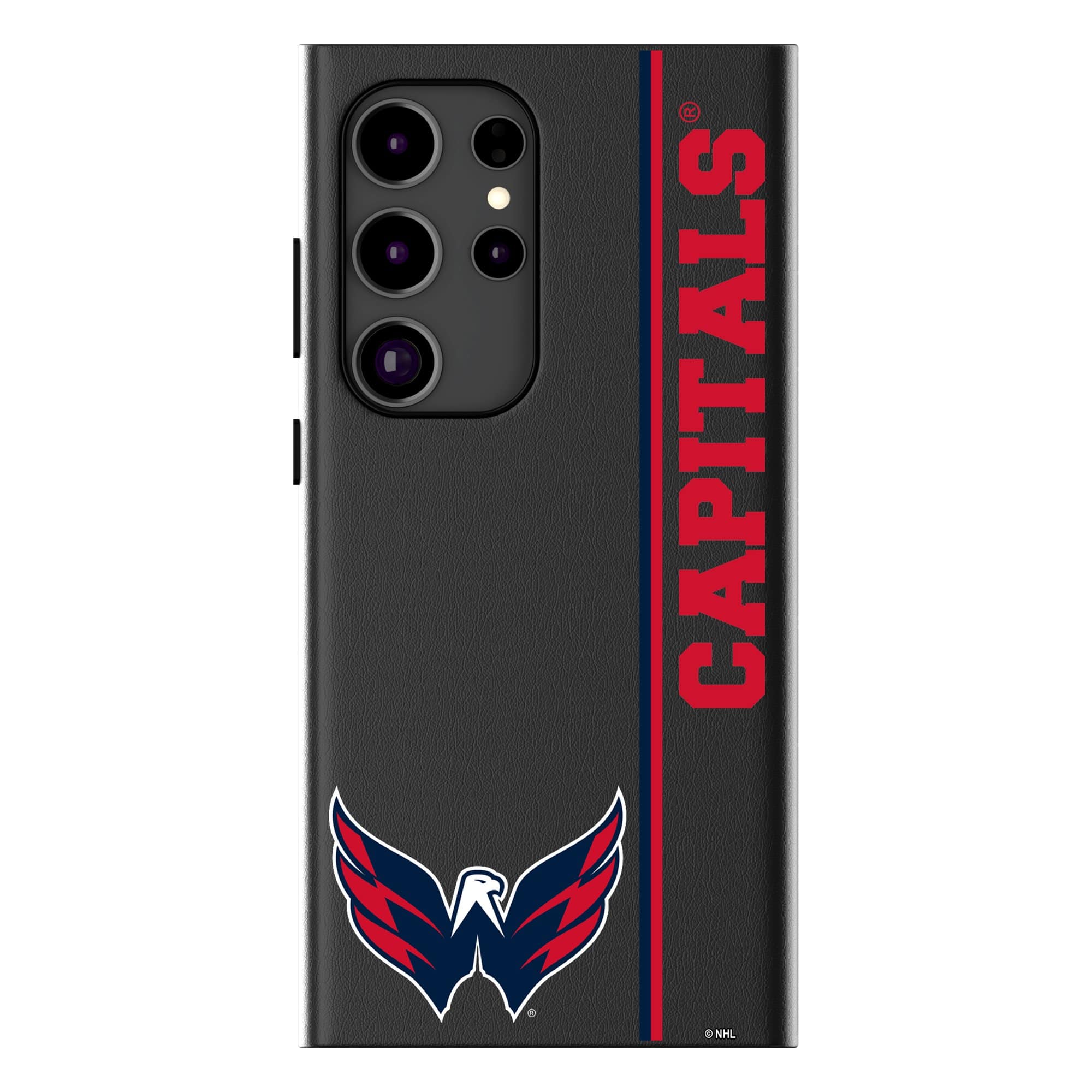 Keyscaper - NHL - Washington Capitals Galaxy Magnetic Bump Case - S25 - Black