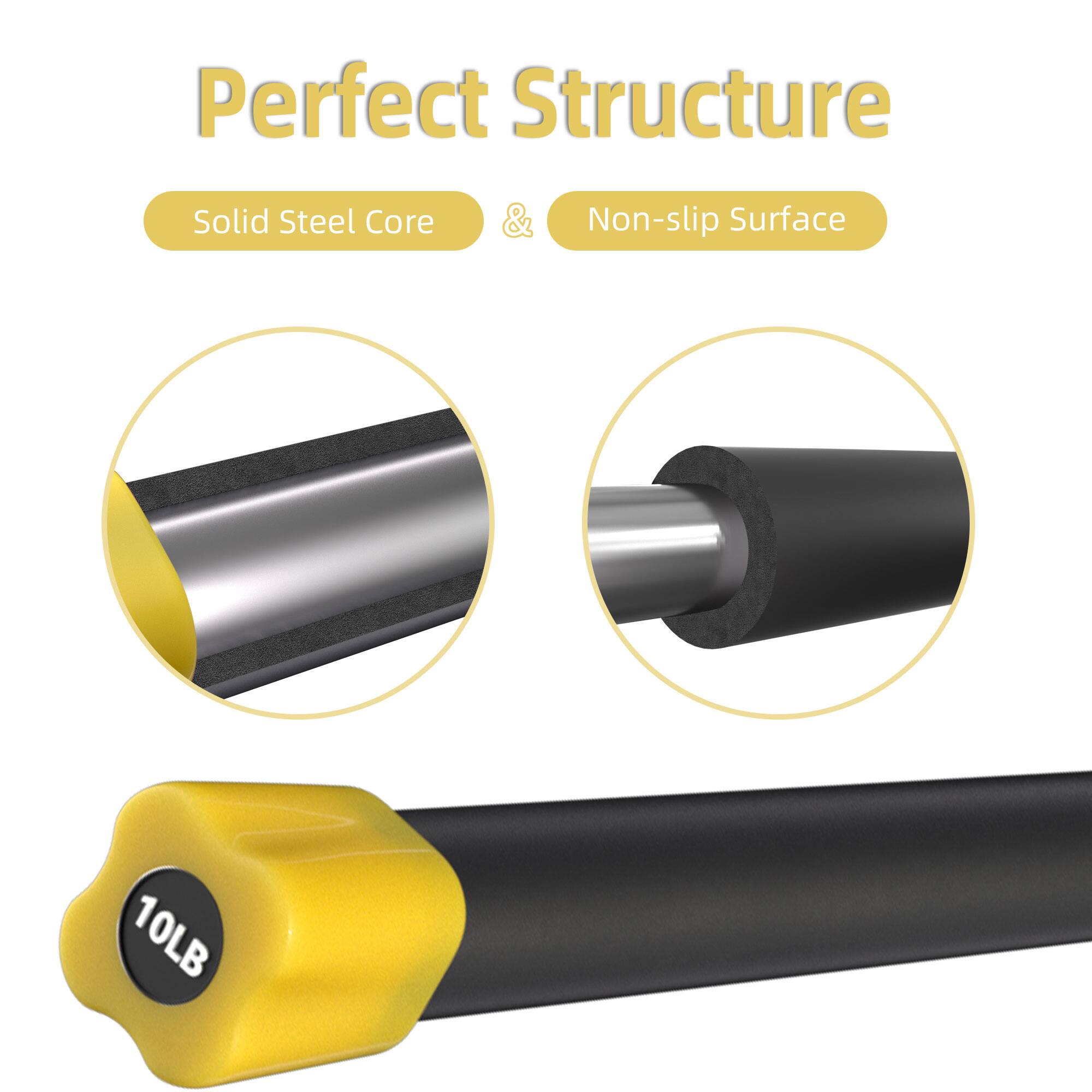 Perfect Structure  
Solid Steel Core & Non-slip Surface  
10LB