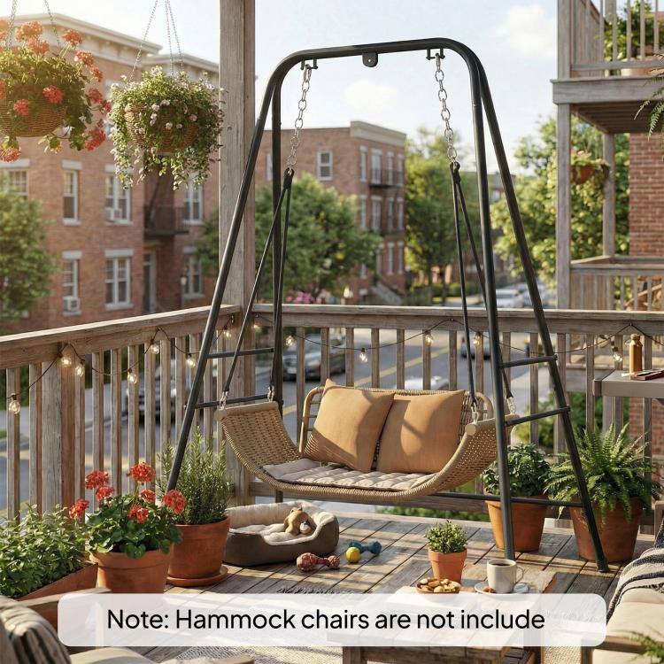 Note: Hammock chairs are not included