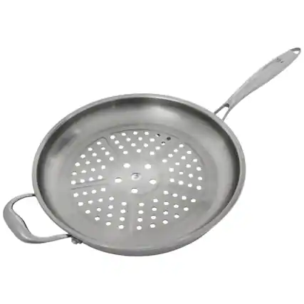 Front. Hell's Kitchen - Hell's Kitchen Stainless Steel Steamer - Stainless Steel.