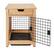 Alt View 17. TRINITY - 18" Natural Pet Crate End Table w/ Drawer - Natural.