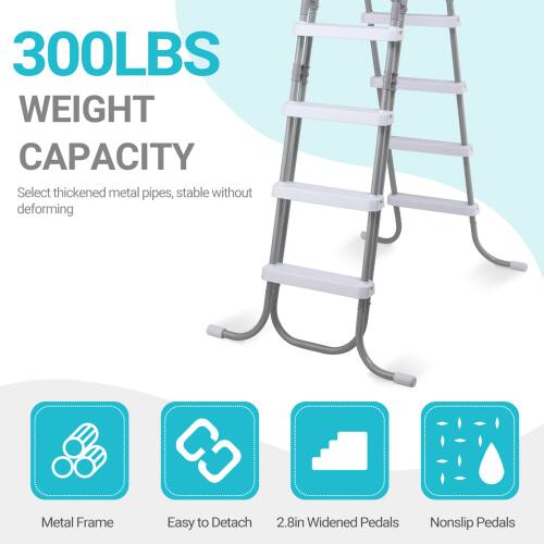 300LBS WEIGHT CAPACITY

Select thickened metal pipes, stable without deforming

Metal Frame

Easy to Detach

2.8in Widened Pedals

Nonslip Pedals