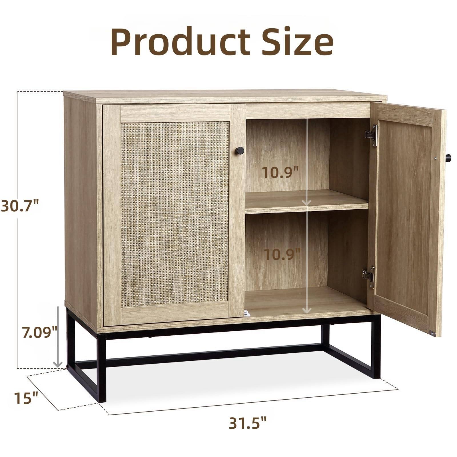 Product Size  
31.5" (Width)  
30.7" (Height)  
15" (Depth)  
7.09" (Leg Height)  
10.9" (Shelf Depth)