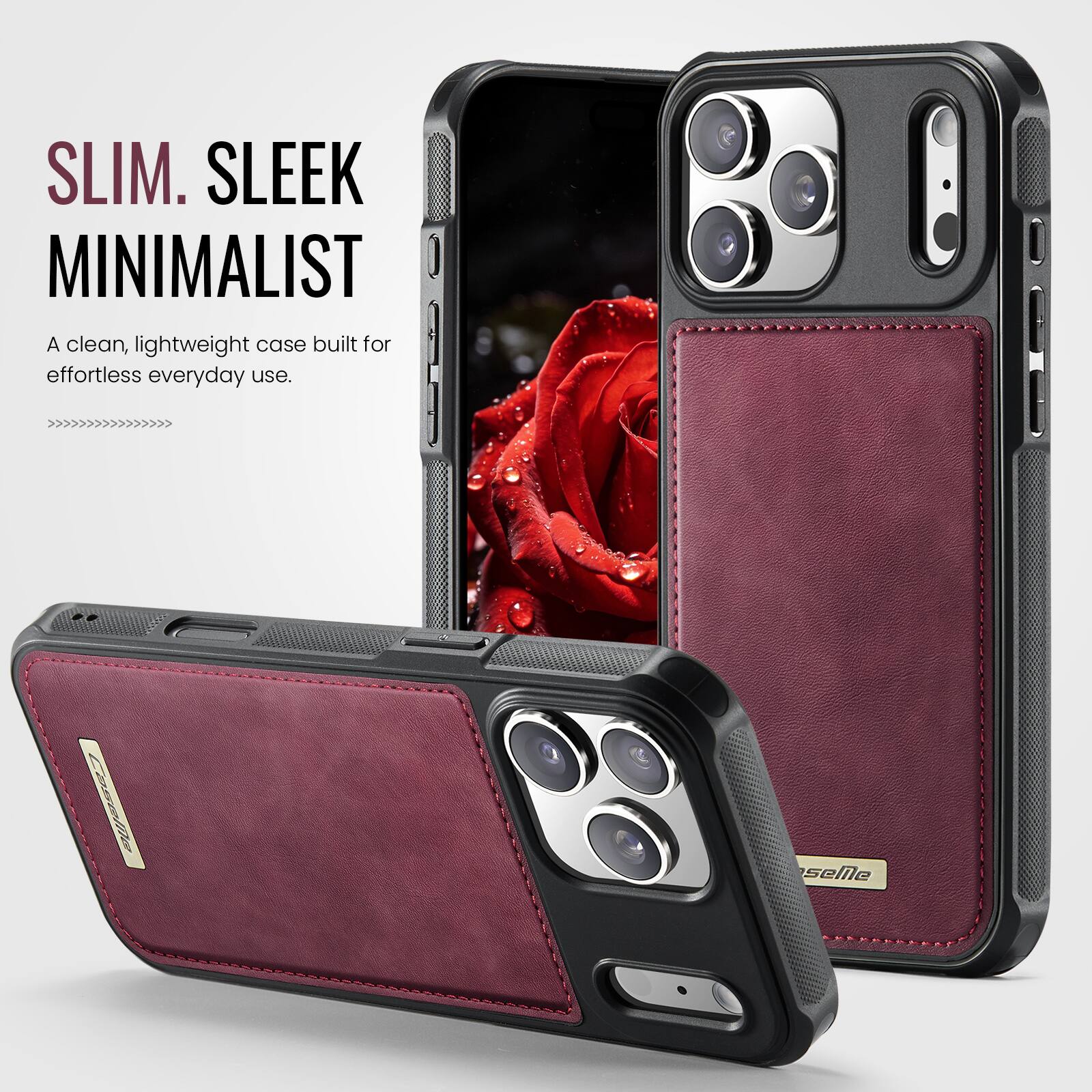 SLIM. SLEEK MINIMALIST  
A clean, lightweight case built for effortless everyday use.