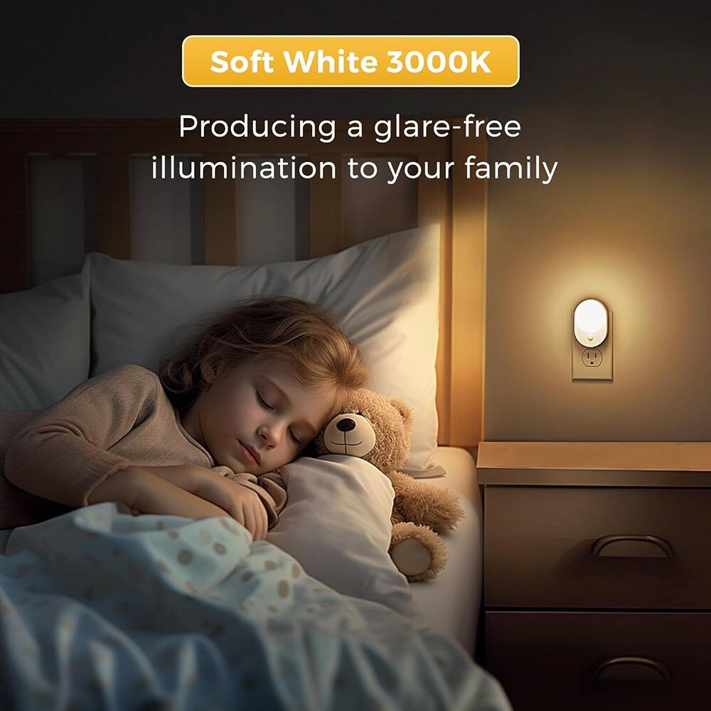 Soft White 3000K  
Producing a glare-free illumination to your family