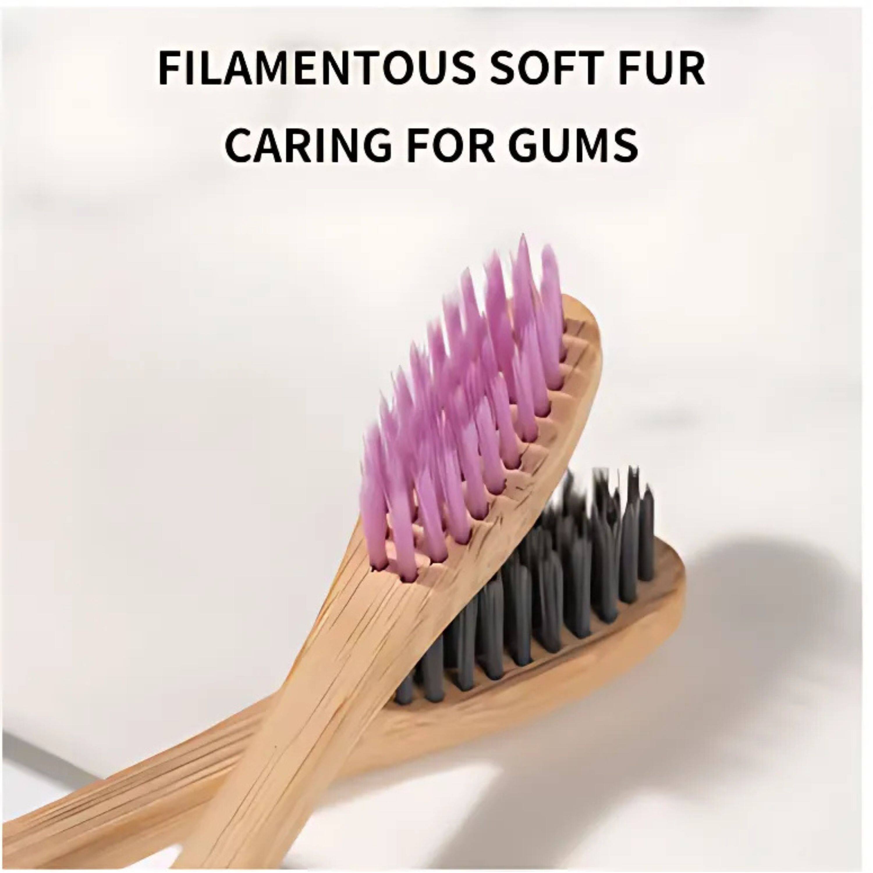 FILAMENTOUS SOFT FUR CARING FOR GUMS