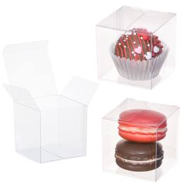 Paradigms Interiors - Inch Clear Hot Chocolate Bomb Boxes - Christmas & Birthday Gift - 2"x2"x2"-50