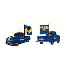 Evergreen Enterprises - St. Louis Blues 3" Rally Truck Two-Piece Ornament Set - Multicolor