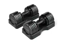 Set of Two NordicTrack 55 lb. Adjustable Dumbbells - Black