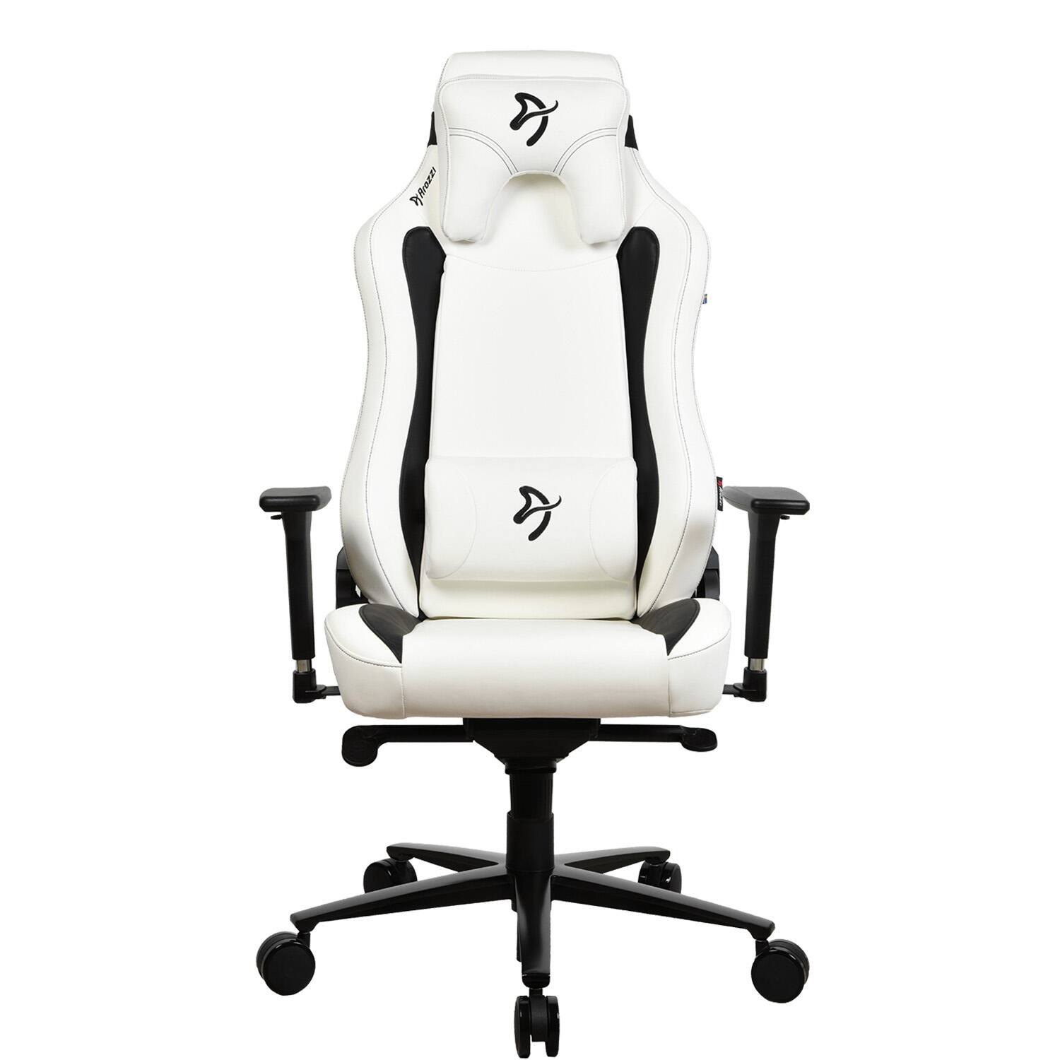 Angle. Arozzi - Vernazza Soft PU Gaming Chair - White.