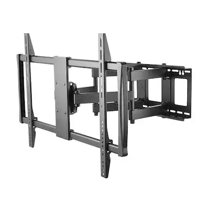 Front. Dazzed Corner - Heavy-Duty Full Motion TV Wall Mount for 60–100" TVs, 176 lb Capacity - Black.