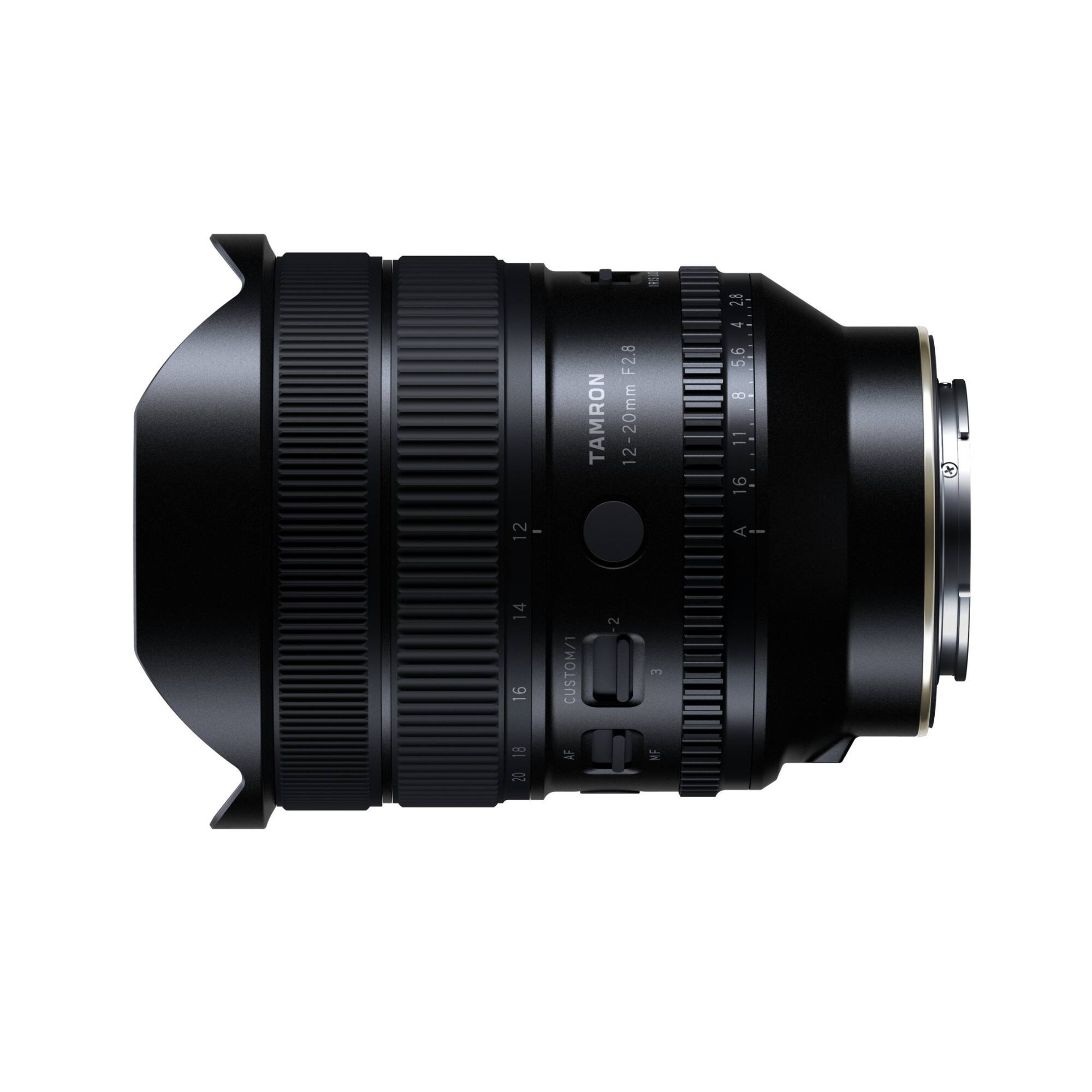 12 14 16 18 20

CUSTOM/1 AF

TAMRON

2

F2.8 12-20mm

IRIS LE 3 MF

2.8 4 5.6 5 8 11 16 A