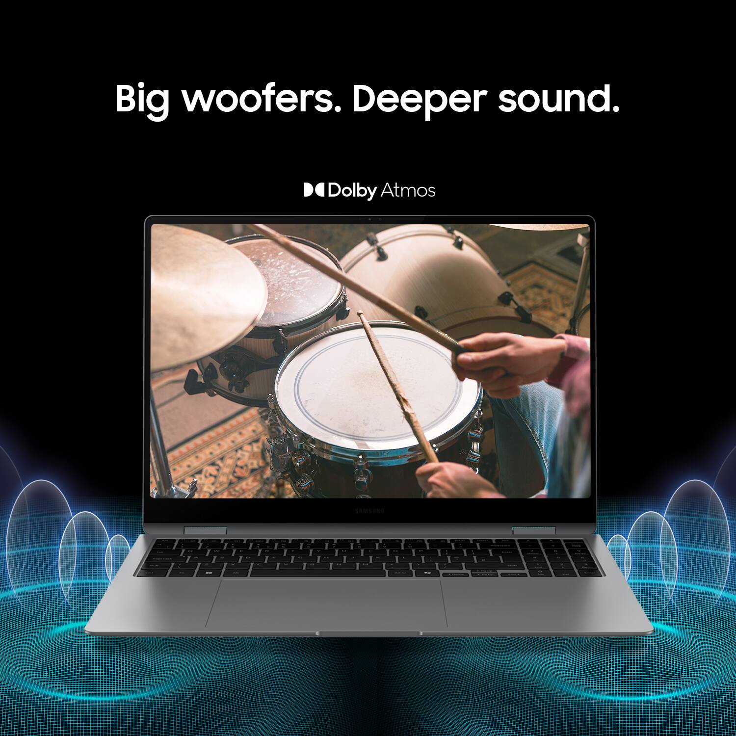 Big woofers. Deeper sound. Dolby Atmos.