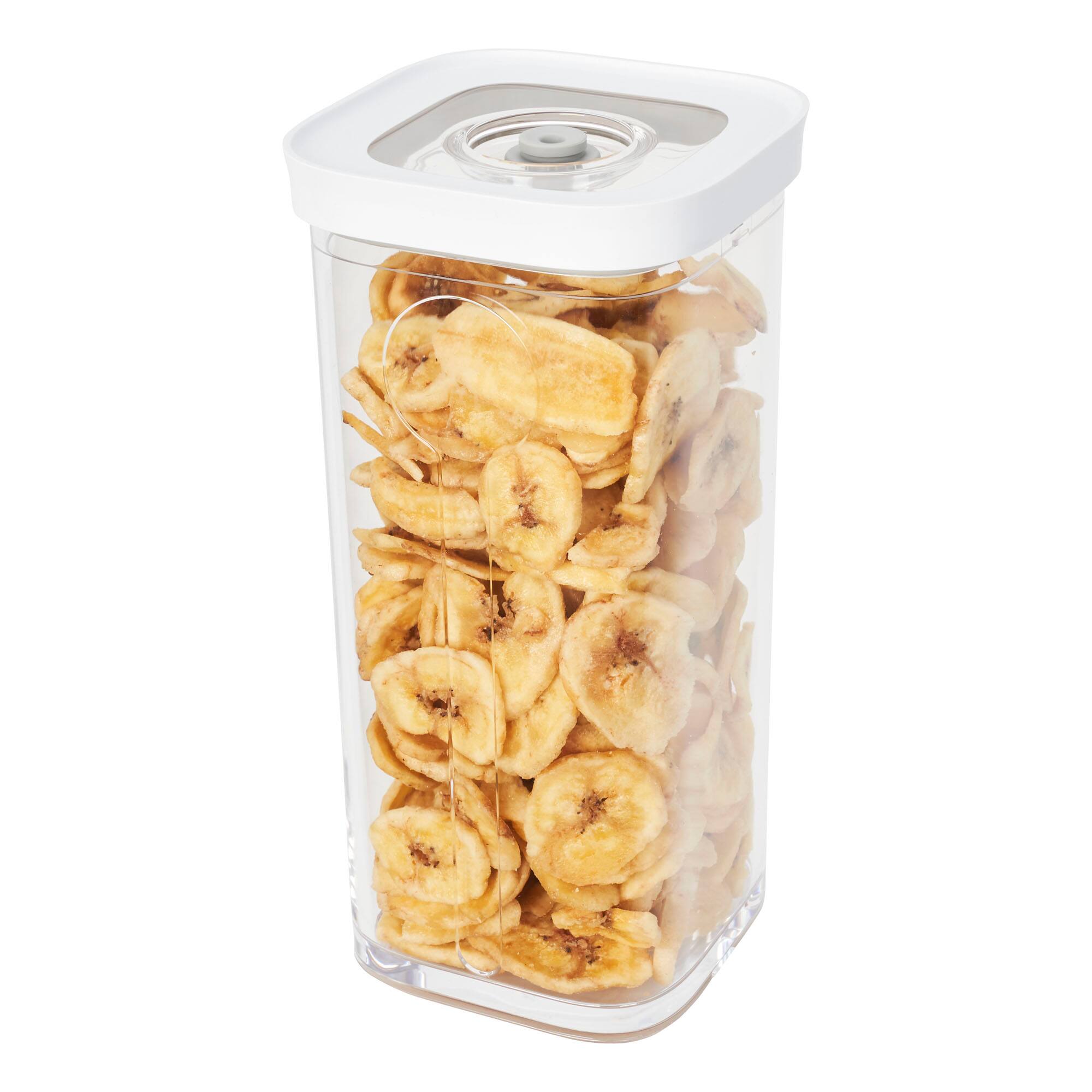 Alt View 5. ZWILLING - ZWILLING Fresh & Save Cube Boxes, Plastic, Airtight Dry Food Storage Container, Small Tall Cube, 3S Container, 1.4-qt - Clear.