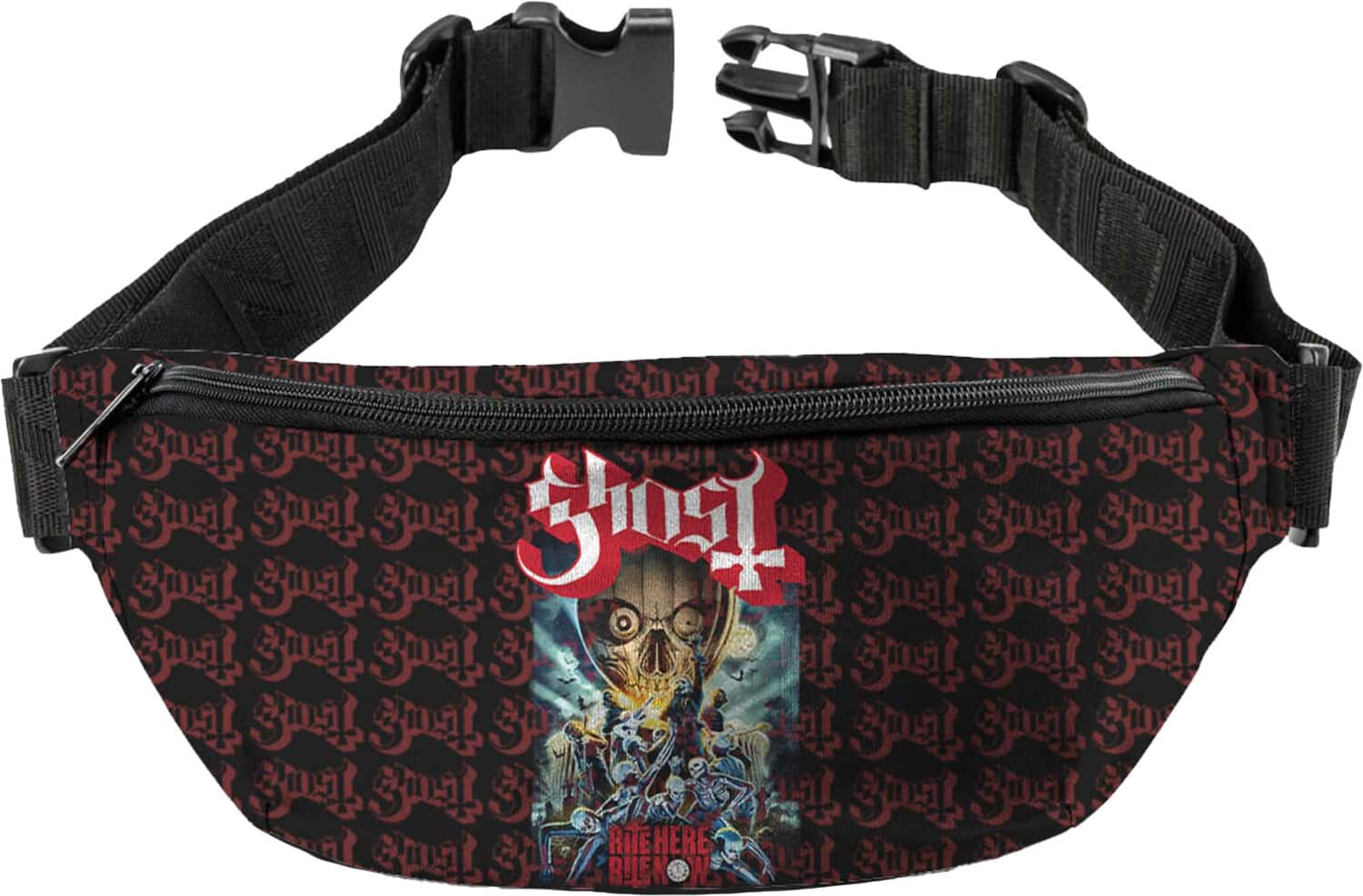 PopMarket - Ghost - Rocksax - Ghost - Rite Here Rite Now - Bum Bag / Fanny Pack (Black) - Multicolor