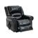 Front. Boyel Living - Power Lift Recliner Chair with Heat, Massage, Dual Motor, Infinite Positions, Faux Leather, USB, 350 LBS Capacity - Black.
