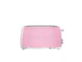 SMEG - TSF02 4-Slice Long Wide-Slot Toaster - Pink