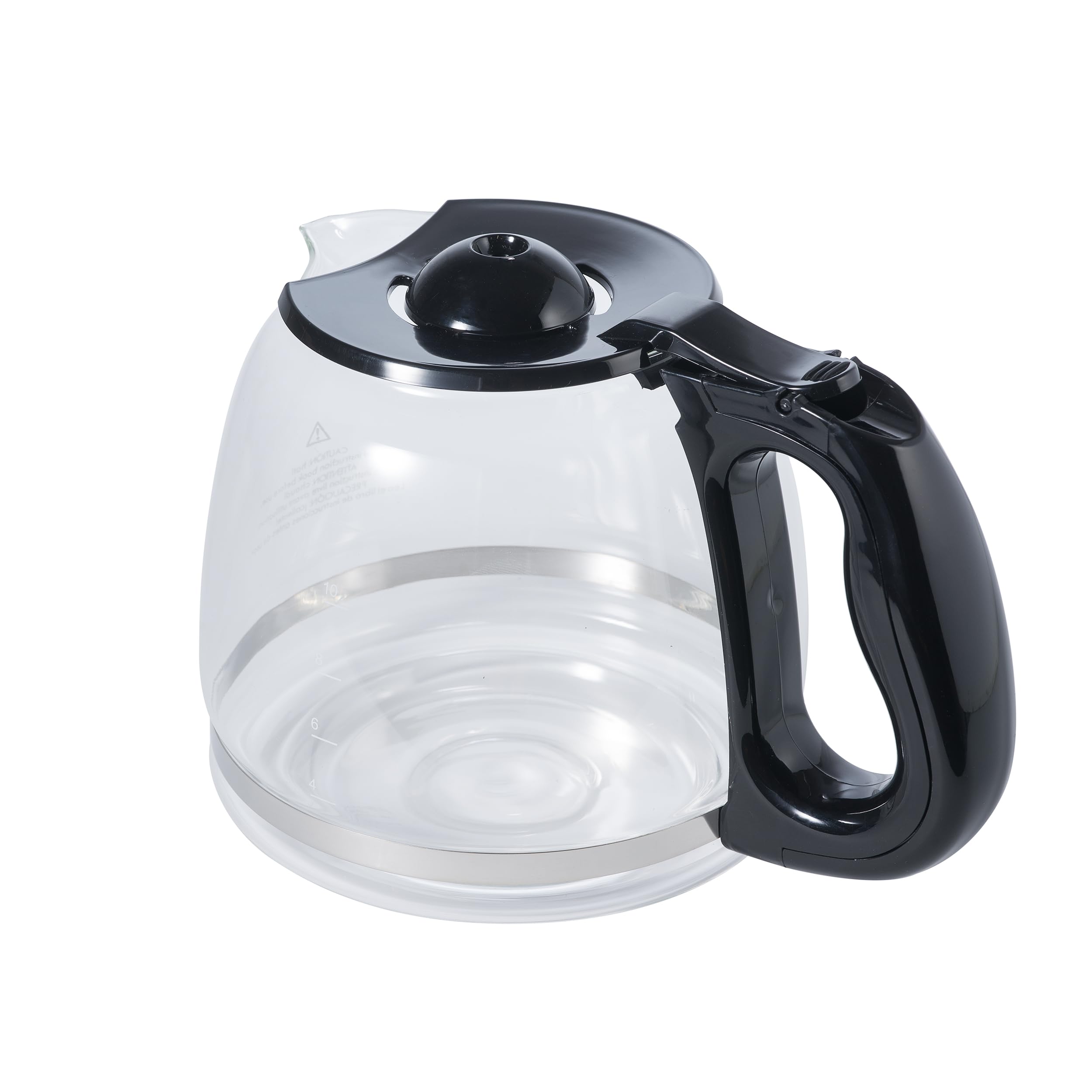 Alt View 6. Dapper Styles - Replacement 12-cup Glass Carafe For +decker Coffee Makers (2 Extra Lids) - Default.