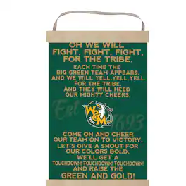 Jardine - William & Mary Tribe Fight Song Banner Sign - Green