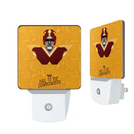 Keyscaper - Washington Commanders 2024 Illustrated Limited Edition Nightlight Two-Pack - Multicolor