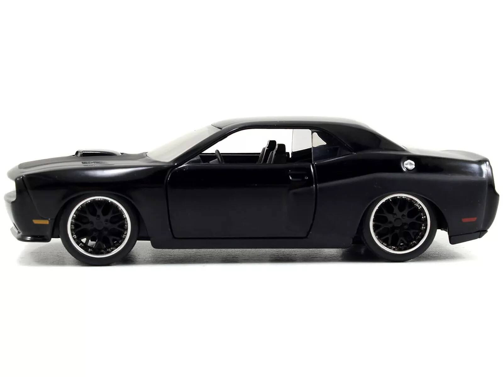 Alt View 1. Jada - Dom's Dodge Challenger SRT8 Black "Fast & Furious" Movie 1/32 Diecast Model Car by Jada.
