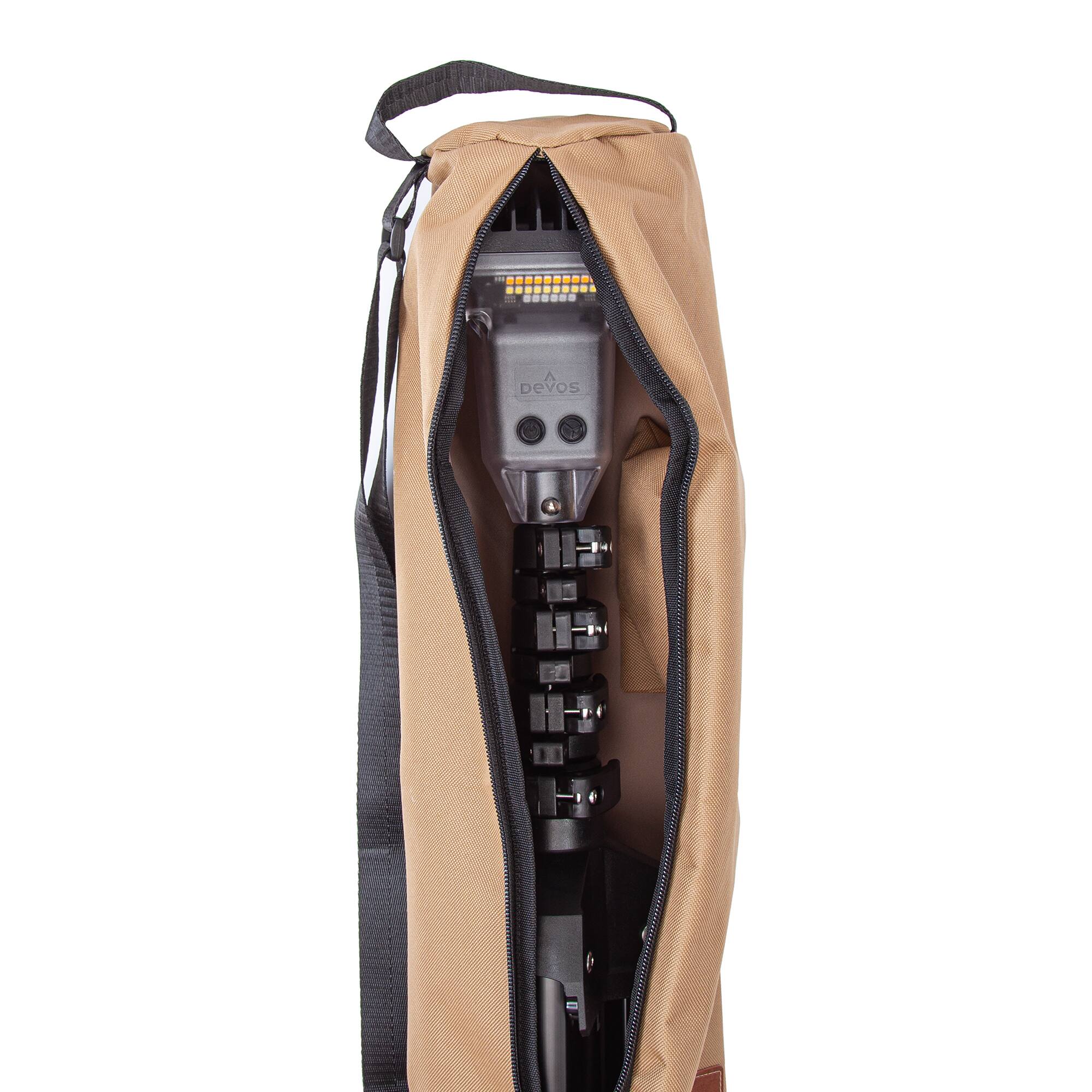 Alt View 2. Devos Outdoor - LightRanger 2000 Rechargeable 2000 Lumen Adjustable Overhead Light.