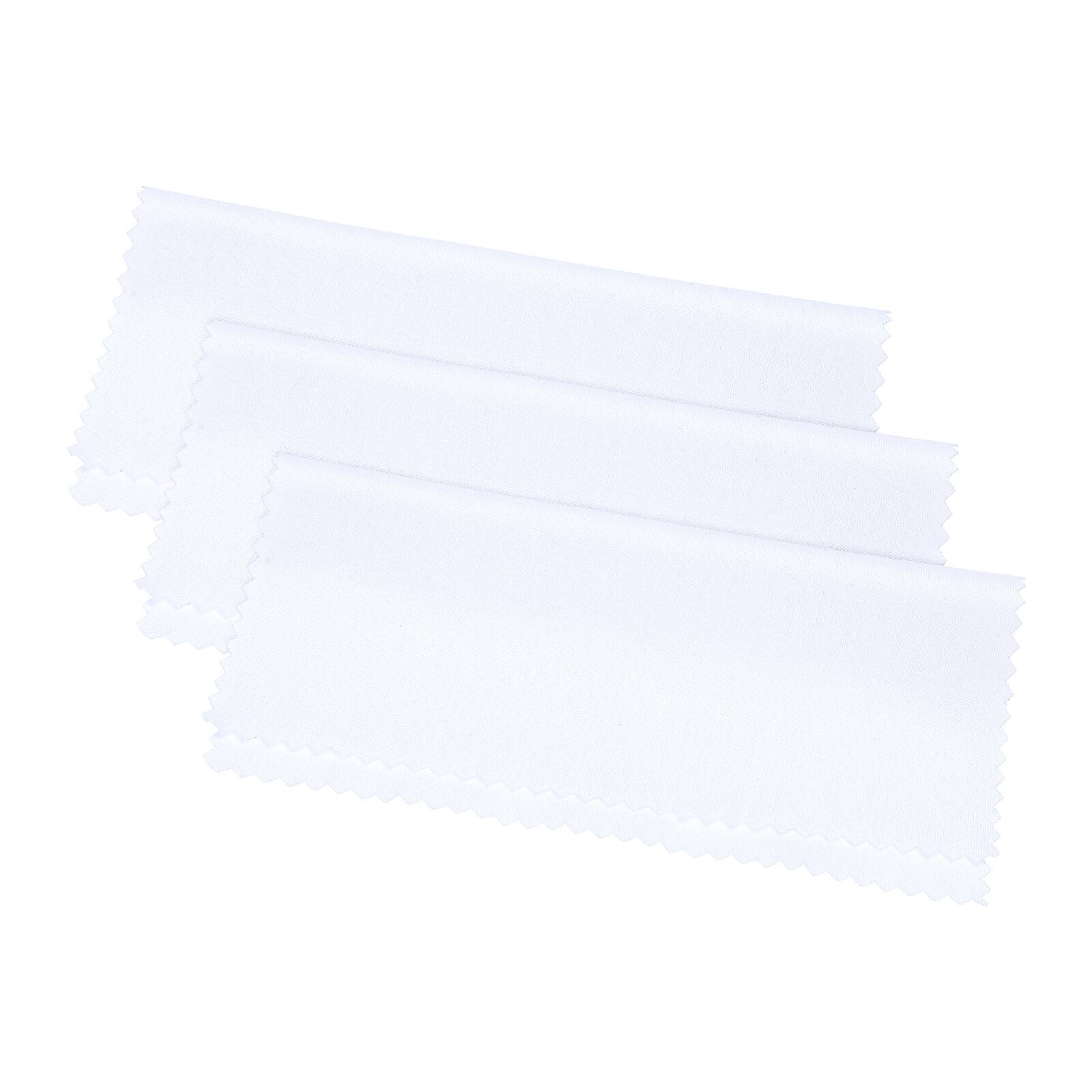 Alt View 2. Unique Bargains - Eyeglass Microfiber Cleaning Cloth 5.5"x5.5", 100pcs Soft Wipe for Lens, Eyeglasses, Screens - White.