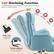 120° Reclining Function
3 Lockable recline positions, reclining up to 120°, with a low center of gravity for excellent balance.
90° Work
105° Study
120° Rest
Angle Lock
Pull up the handle to free the back
Tension Adjustor
Rotate the knob to adjust the tension of the back