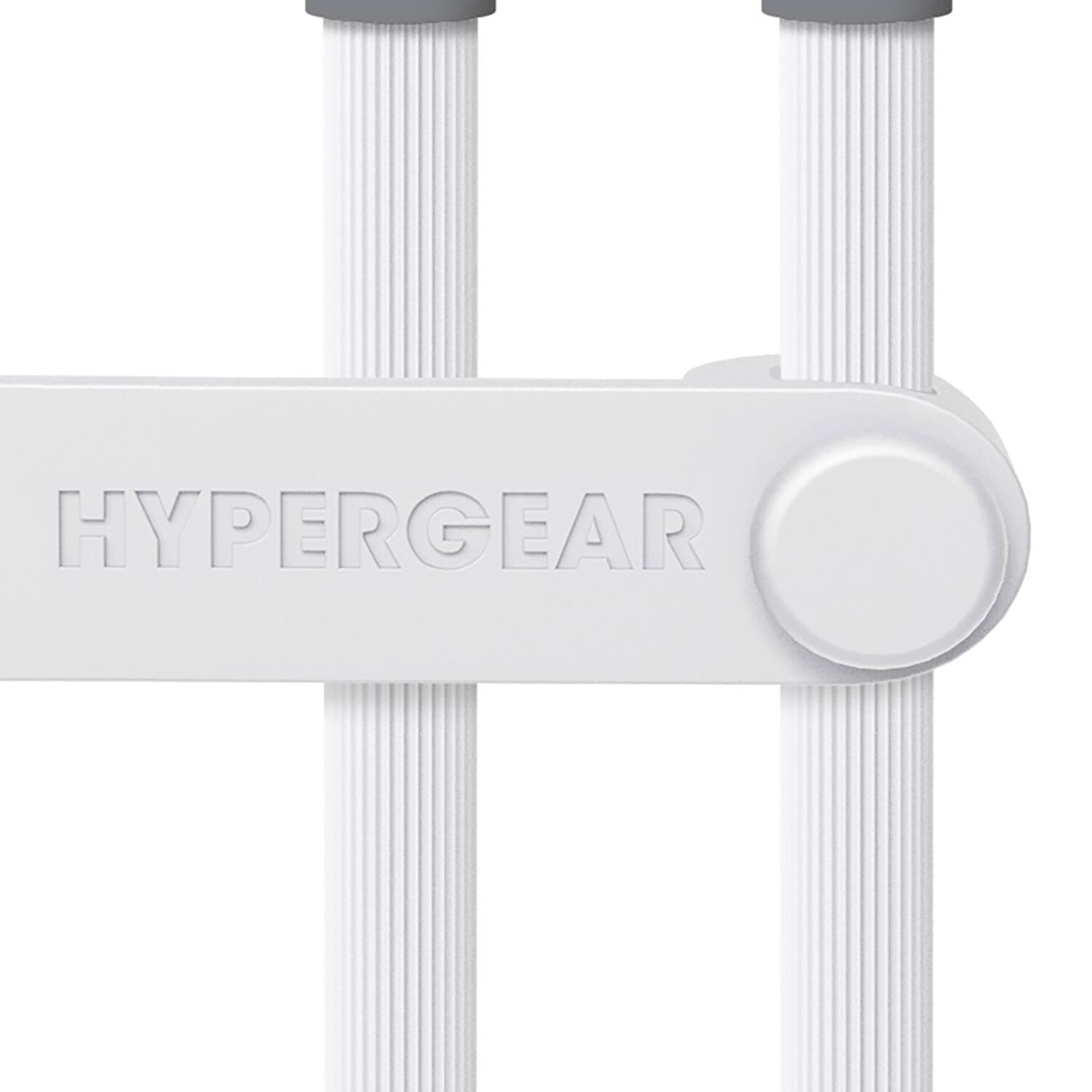 Left. HyperGear - Flexi Pro USB-C to USB-C Soft-Touch Silicone Fast Charge and Sync Cable 10 Ft.