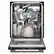Alt View 1. KitchenAid - 24 inch Top Control Built-In Dishwasher with 360 Max Jets Third Rack and Advanced ProDry System, 44 dBA - Black Ore.