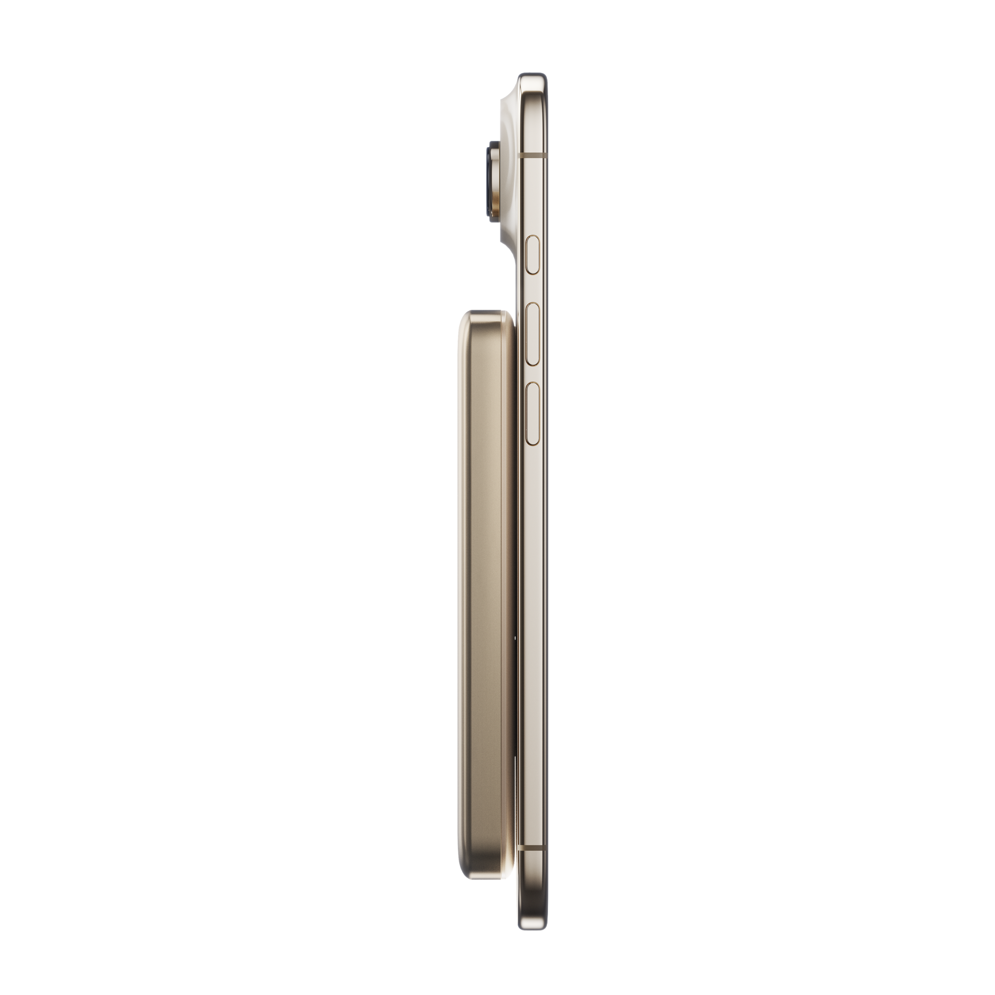 Left. BMX - SolidSafe AIR 10K Magnetic Solid-State Power Bank - Gold.