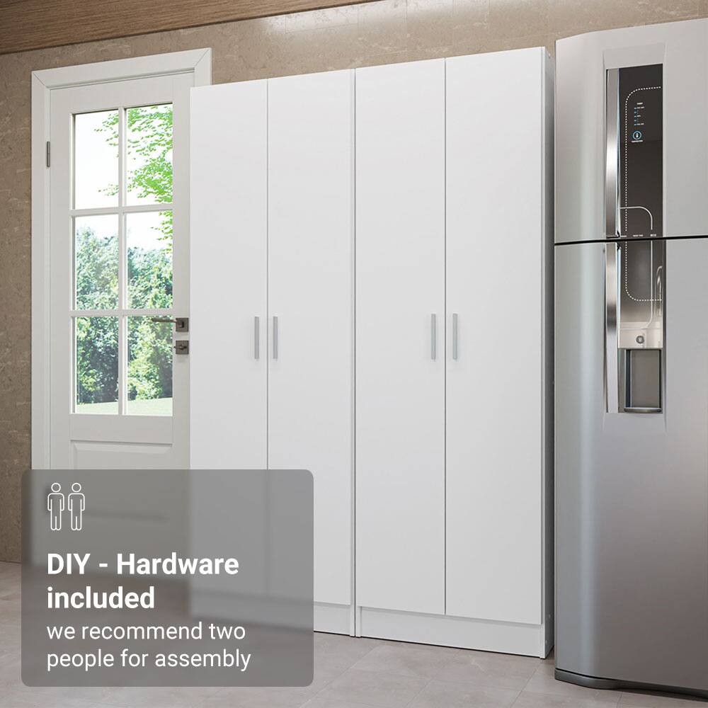 DIY - Hardware included  
we recommend two people for assembly