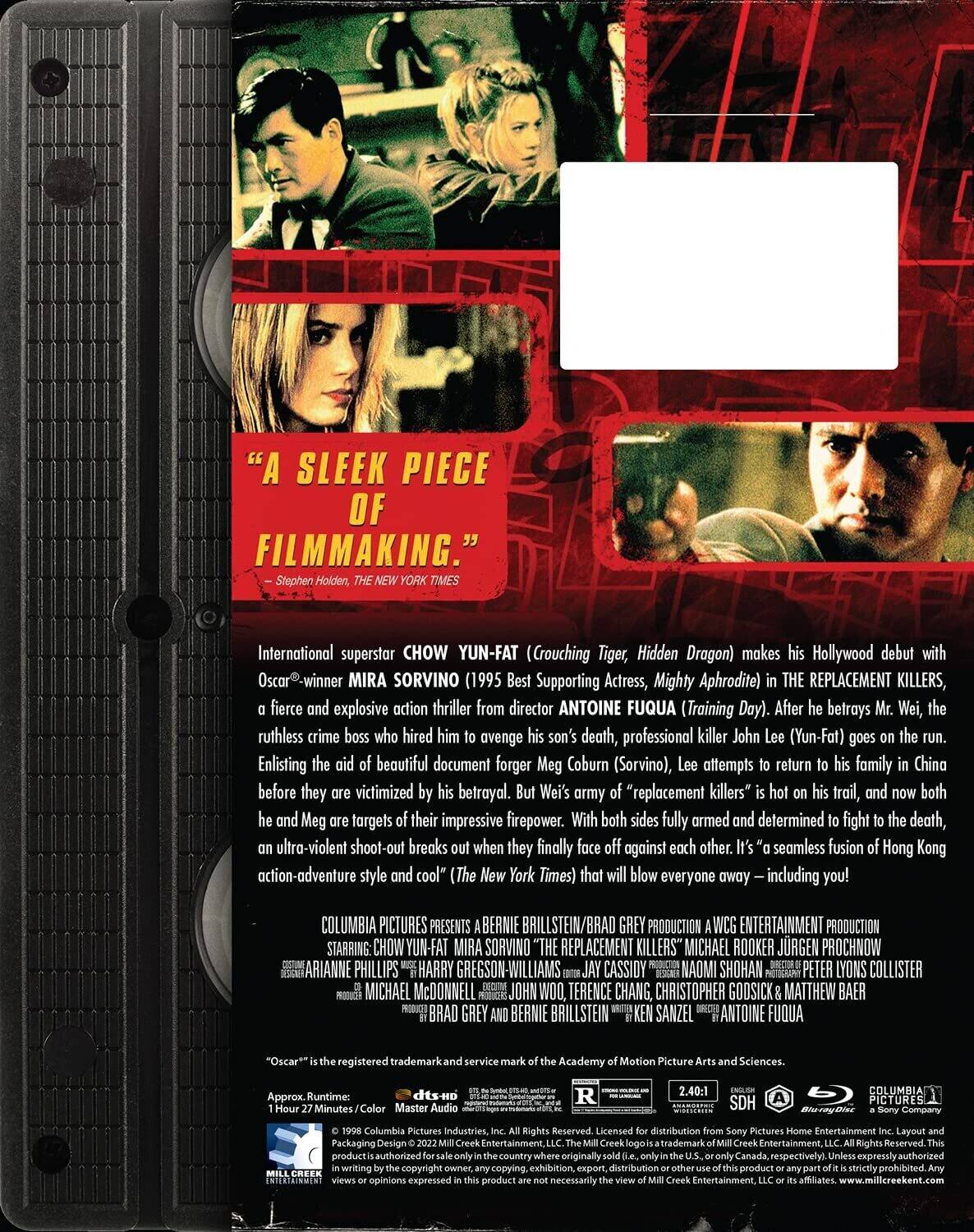 Alt View 1. The Replacement Killers (Retro VHS Packaging)   - BLU-RAY.