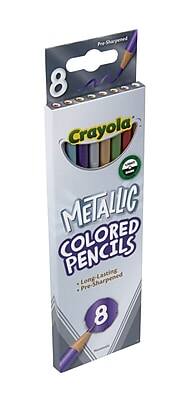 Crayola Metallic Colored Pencils  
Pre-Sharpened  
8 Count  
Long-Lasting