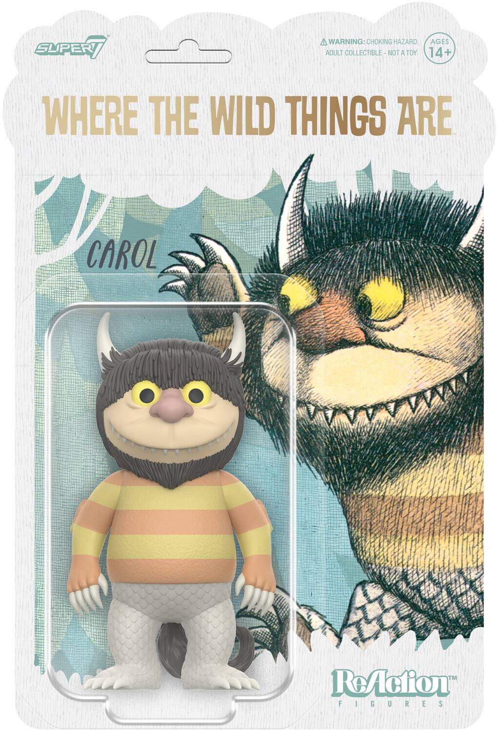 Super7 - Where The Wild Things Are - ReAction Figures Wv1 - Carol (Monster) - COLLECTABLES