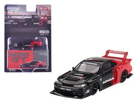 Mini GT - Nissan "LB-Super Silhouette" S15 SILVIA RHD (Right Hand Drive) "ADVAN" Limited Edition 1/64 - Red And Black