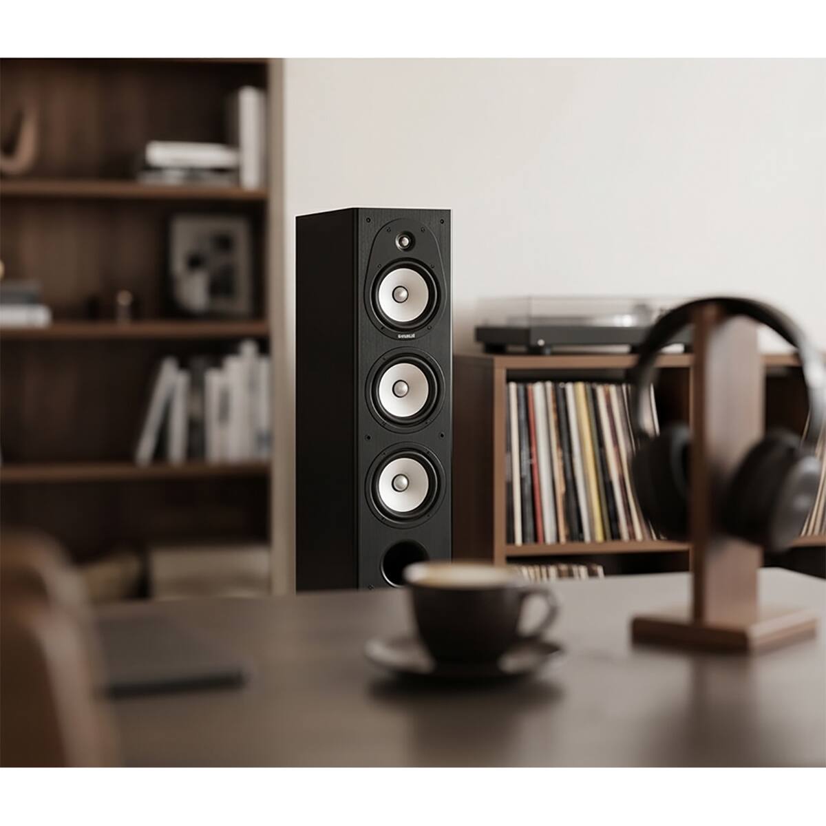 Alt View 6. Energy - Energy Connoisseur CF-50 5.5" 250W 2.5-Way Floorstanding Speaker, Black.