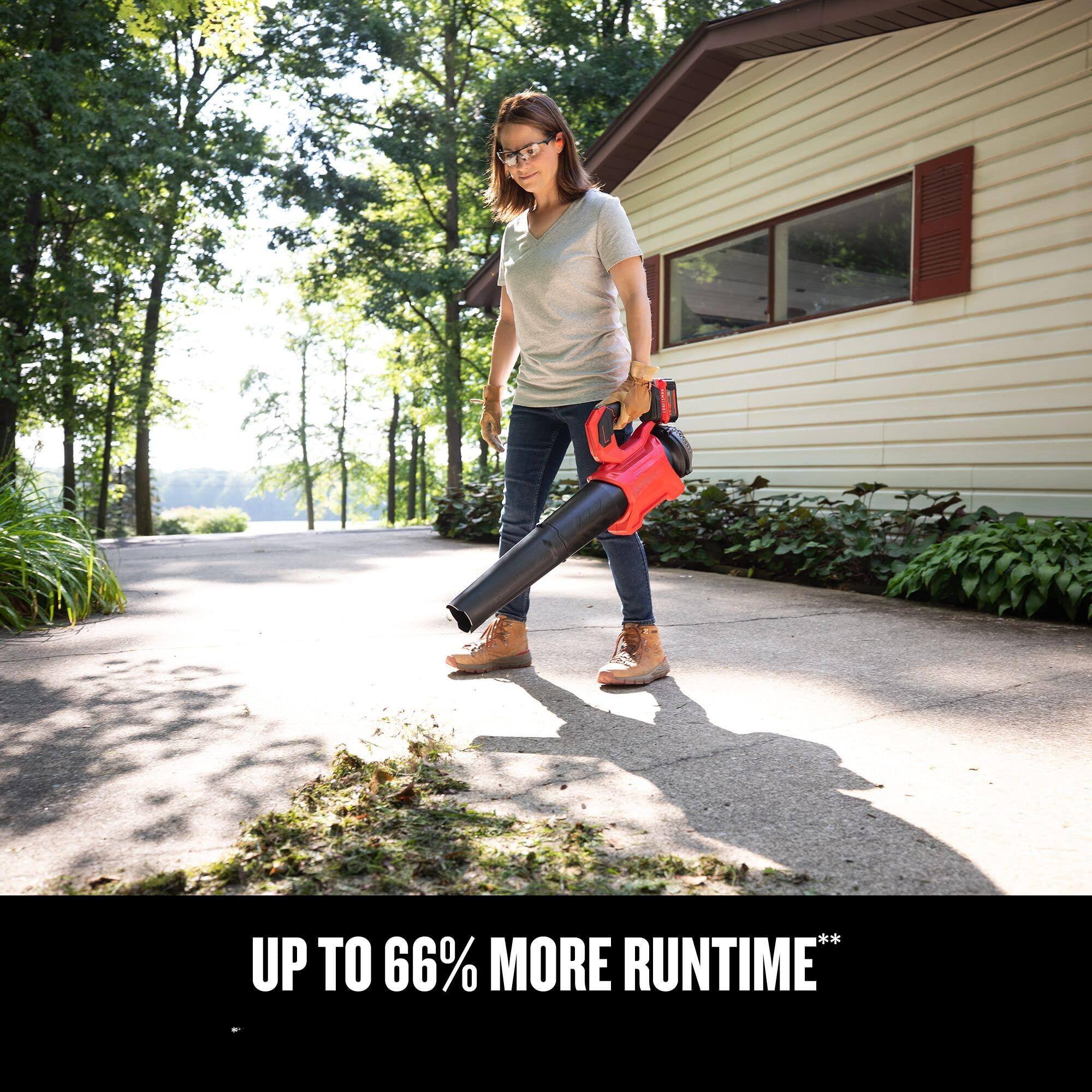 UP TO 66% MORE RUNTIME