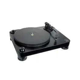 Audio-Technica - Audio Technica AT-LP7 Manual Belt-Drive Turntable - Black