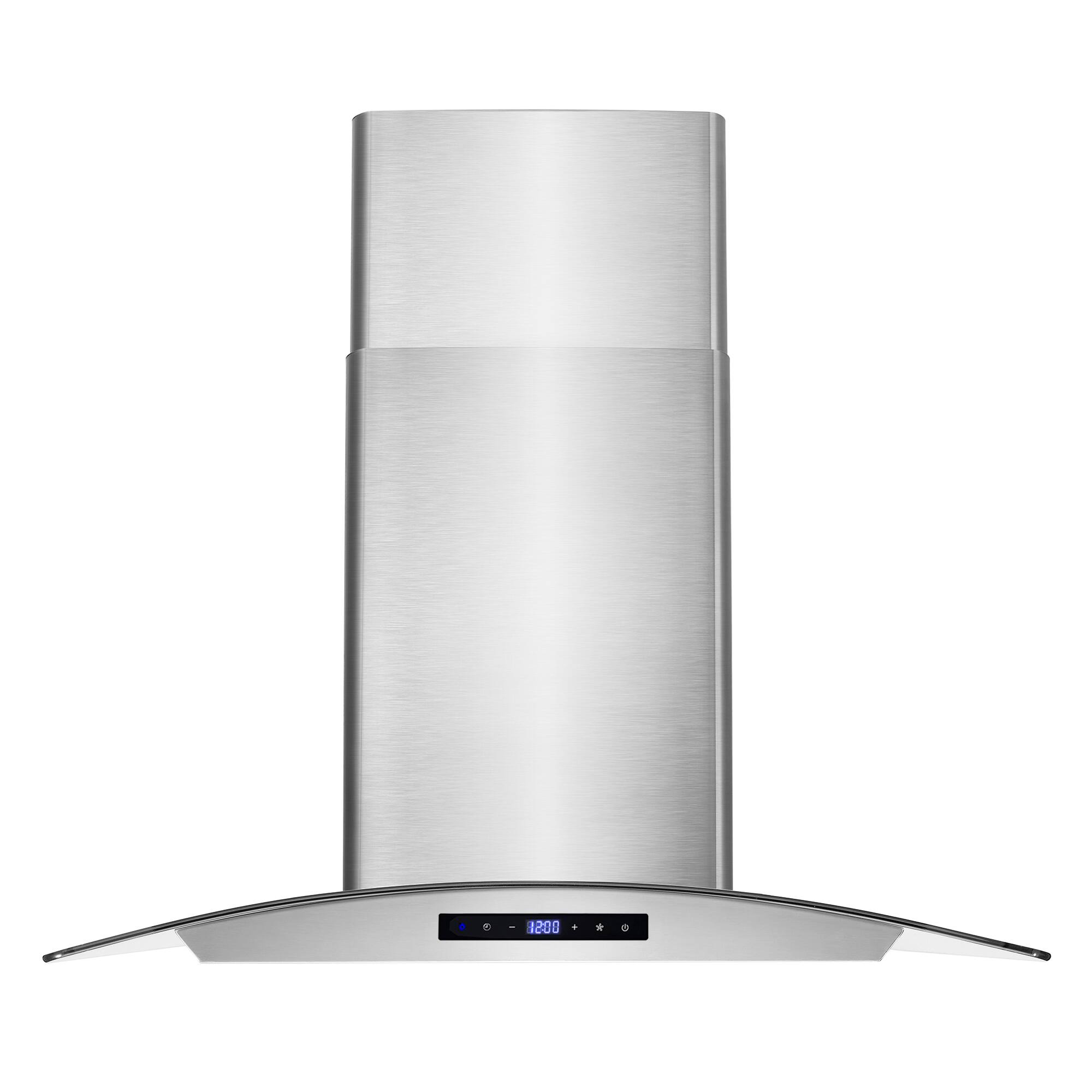 Alt View 2. COSMO - COS-63190S-DL 36 in. Vista Collection 380 CFM Ductless Wall Mount Range Hood, Touch Controls, LED Lights - Stainless Steel.