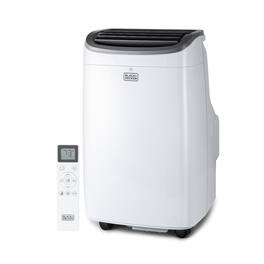 Black+Decker - 8,000 BTU Portable Air Conditioner for Rooms up to 350 Sq. with Remote Control - White